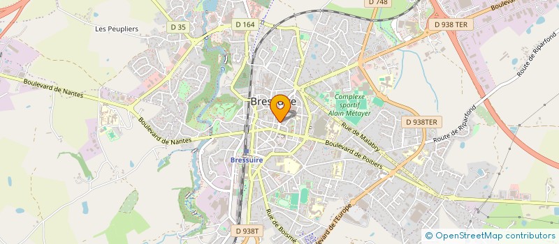 localisation de l'entreprise OPTIQUE ROMANE à BRESSUIRE