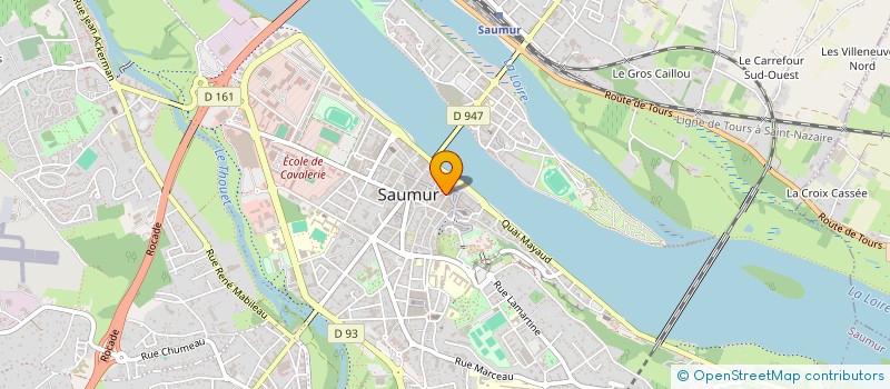 localisation de l'entreprise OPTIQUE RUAL à SAUMUR