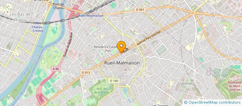 localisation de l'entreprise OPTIQUE RUEIL à RUEIL-MALMAISON