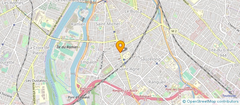 localisation de l'entreprise OPTIQUE SAINT AGNE à TOULOUSE