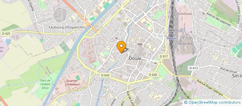 localisation de l'entreprise OPTIQUE SAINT AME à DOUAI