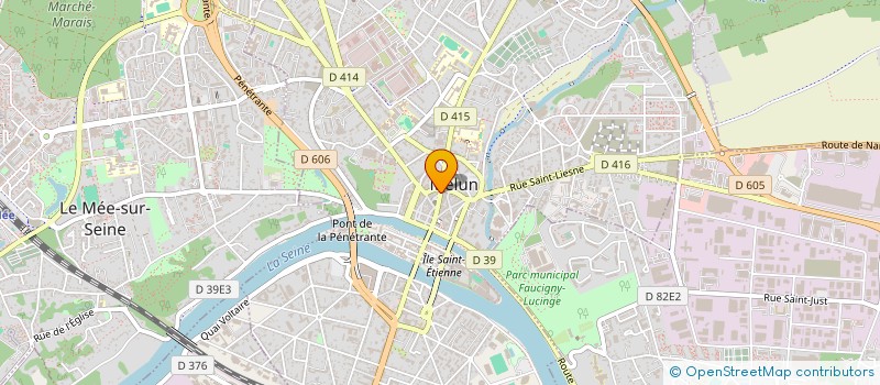 localisation de l'entreprise OPTIQUE SAINT-ASPAIS SARL à MELUN