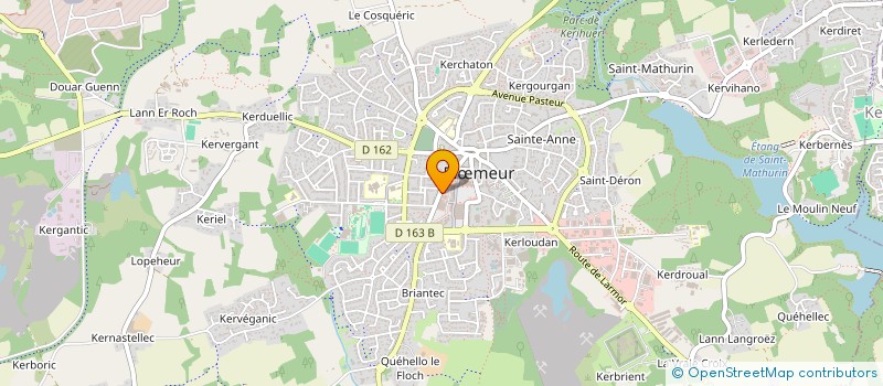 localisation de l'entreprise OPTIQUE SAINT BIEUZY à PLOEMEUR