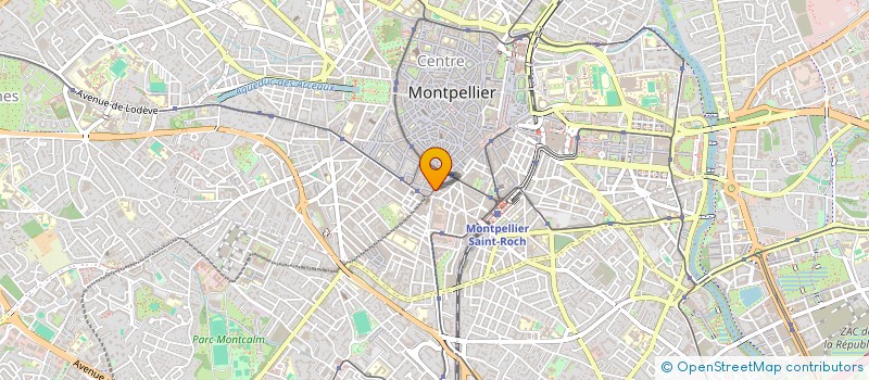 localisation de l'entreprise OPTIQUE SAINT DENIS à MONTPELLIER
