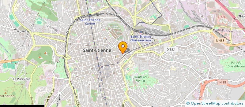 localisation de l'entreprise OPTIQUE SAINT-ETIENNE  SAINT-ETIENNE