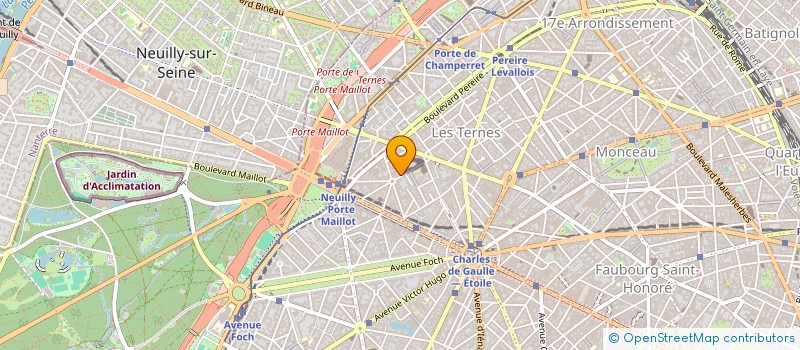 localisation de l'entreprise OPTIQUE SAINT FERDINAND à PARIS