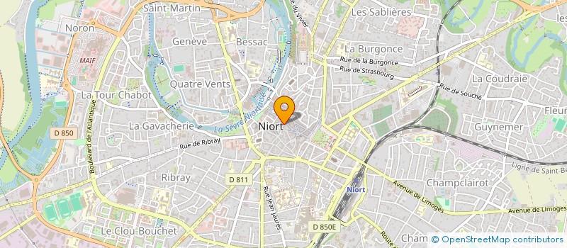localisation de l'entreprise OPTIQUE SAINT JEAN à NIORT