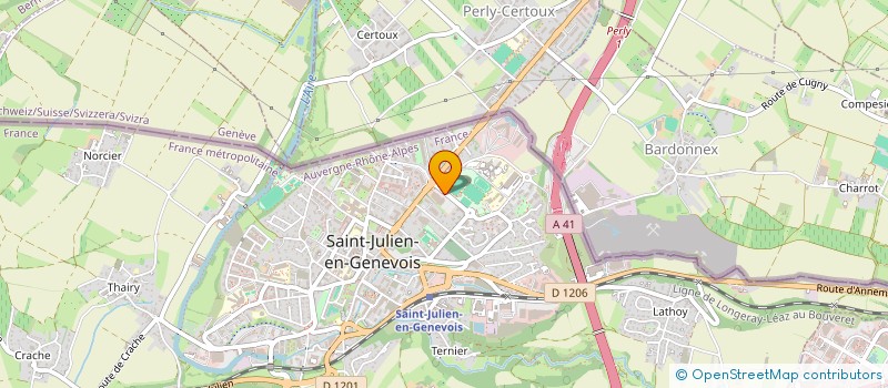 localisation de l'entreprise OPTIQUE SAINT JULIEN à SAINT-JULIEN-EN-GENEVOIS