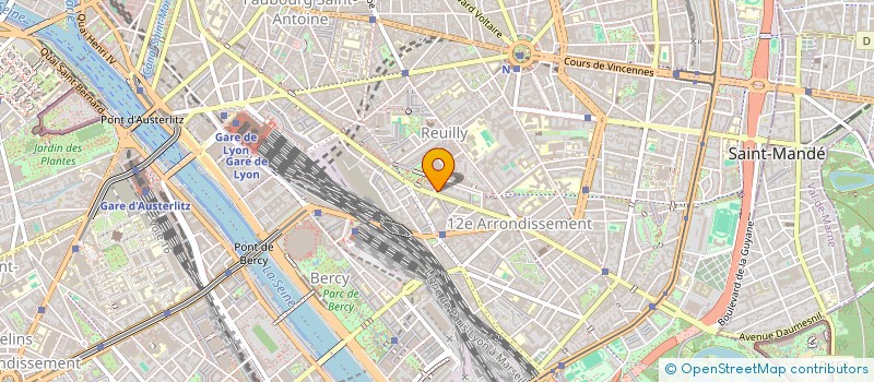 localisation de l'entreprise OPTIQUE SAINT MARCEL à PARIS