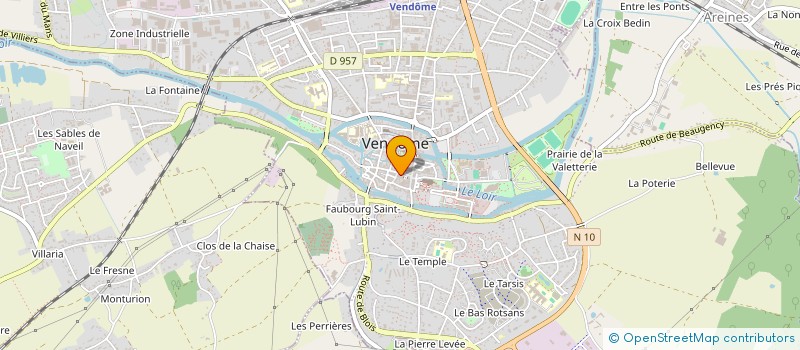 localisation de l'entreprise OPTIQUE SAINT MARTIN à VENDOME