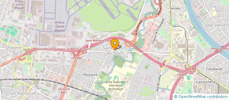 localisation de l'entreprise OPTIQUE SAINT MARTIN à TOULOUSE