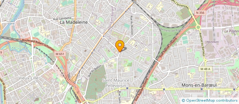 localisation de l'entreprise OPTIQUE SAINT MAUR à LILLE