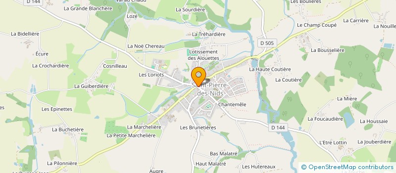 localisation de l'entreprise OPTIQUE SAINT-PIERRE  SAINT-PIERRE-DES-NIDS