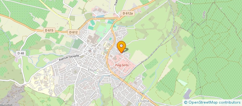 localisation de l'entreprise OPTIQUE SAINTE LUCIE  THUIR