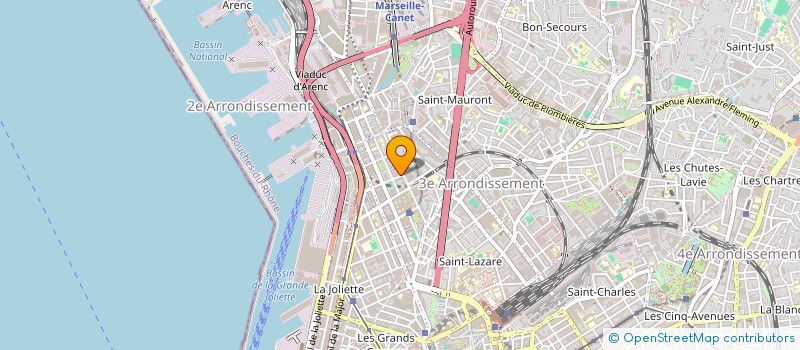 localisation de l'entreprise OPTIQUE SALENGRO à MARSEILLE