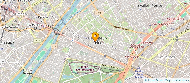 localisation de l'entreprise OPTIQUE SANTE LOISIRS à NEUILLY-SUR-SEINE