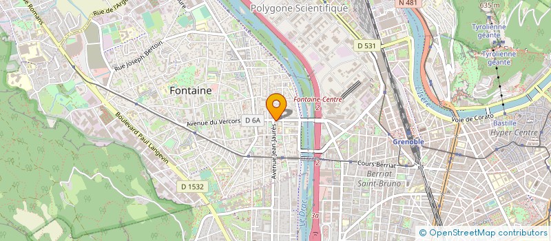 localisation de l'entreprise OPTIQUE SAVEUIL à FONTAINE