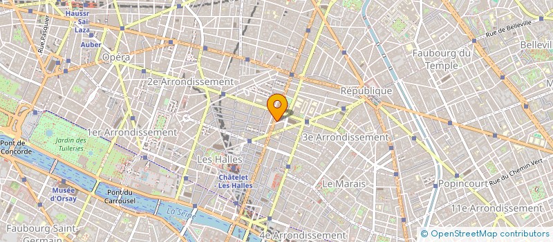 localisation de l'entreprise OPTIQUE SEBASTOPOL à PARIS