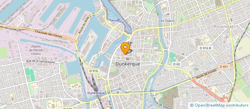 localisation de l'entreprise OPTIQUE SERGEI à DUNKERQUE