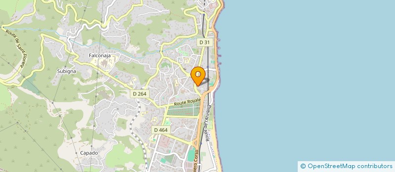 localisation de l'entreprise OPTIQUE SERVICES à BASTIA