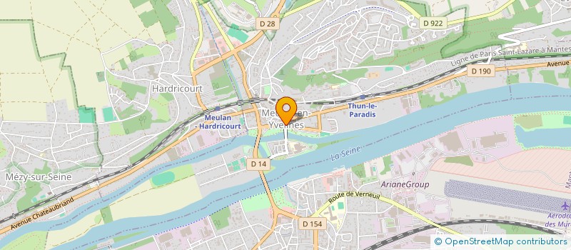 localisation de l'entreprise OPTIQUE SIRINELLI à MEULAN-EN-YVELINES