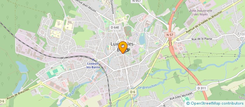 localisation de l'entreprise OPTIQUE SOLIGOT à LUXEUIL-LES-BAINS