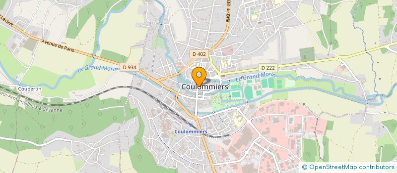 localisation de l'entreprise OPTIQUE SURDITE DU MORIN à COULOMMIERS