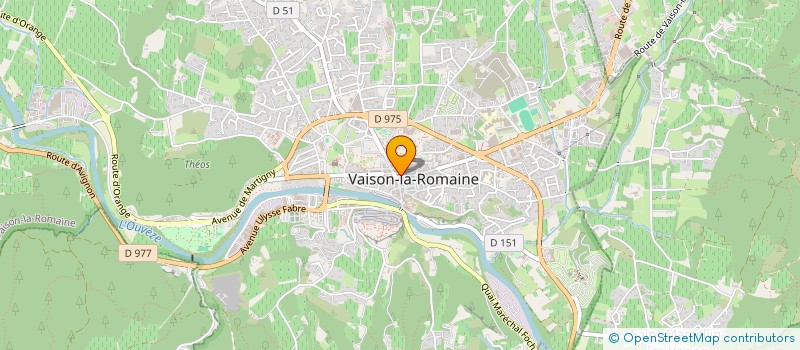 localisation de l'entreprise OPTIQUE SURDITE J MERILHOU à VAISON-LA-ROMAINE