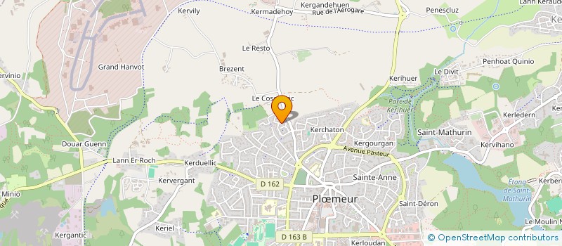 localisation de l'entreprise OPTIQUE TAILLARD BROSSAULT à PLOEMEUR