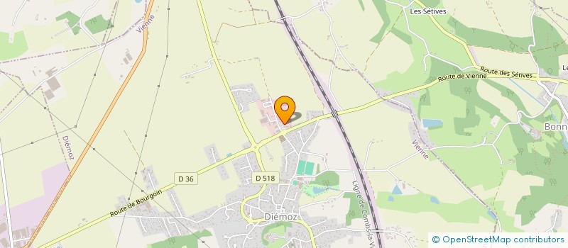 localisation de l'entreprise OPTIQUE TASCIOTTI  DIEMOZ