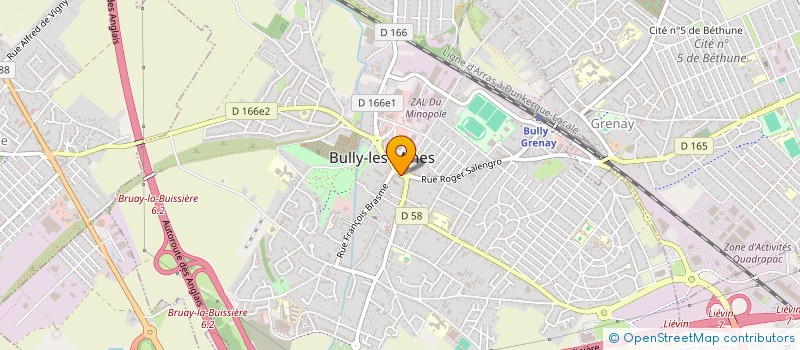 localisation de l'entreprise OPTIQUE TC BULLY LES MINES à BULLY-LES-MINES