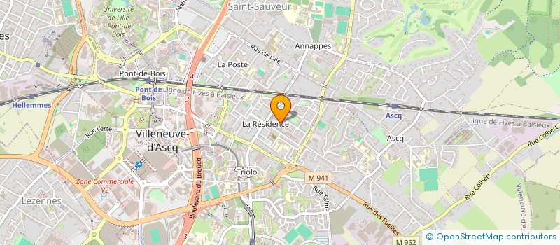localisation de l'entreprise OPTIQUE THEETTEN à VILLENEUVE-D'ASCQ