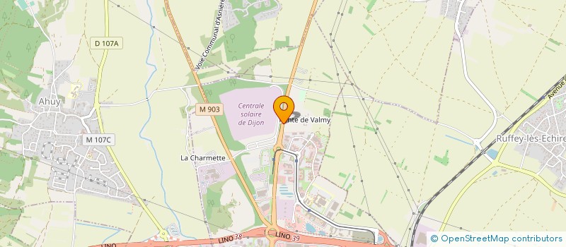 localisation de l'entreprise OPTIQUE TOISON D OR à DIJON