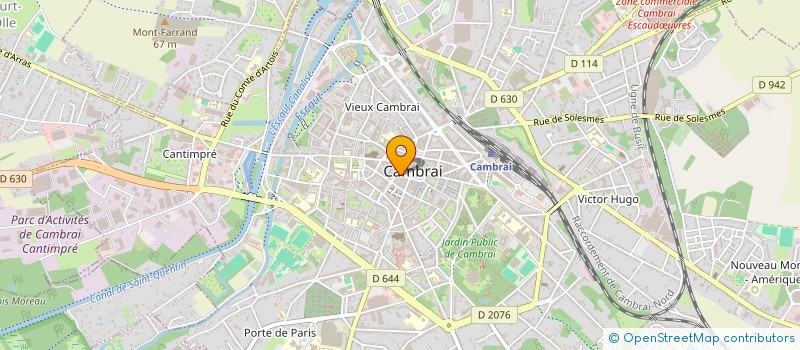 localisation de l'entreprise OPTIQUE TOURNIER à CAMBRAI