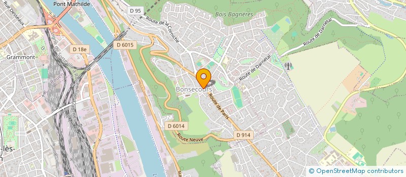 localisation de l'entreprise OPTIQUE TRANSPARENCE  BONSECOURS