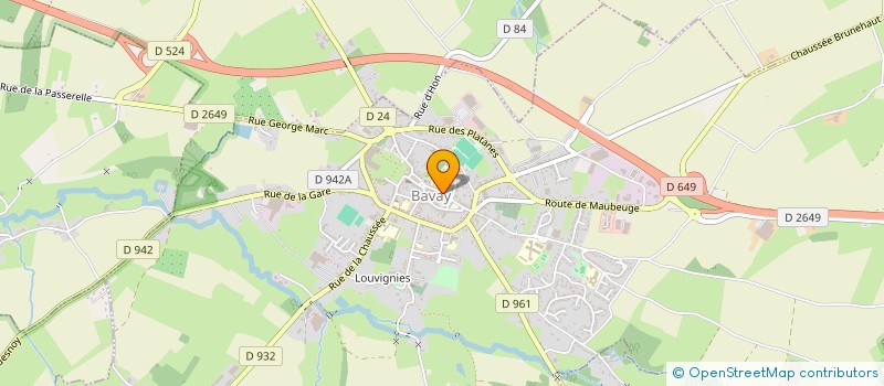 localisation de l'entreprise OPTIQUE TROUSSET  BAVAY