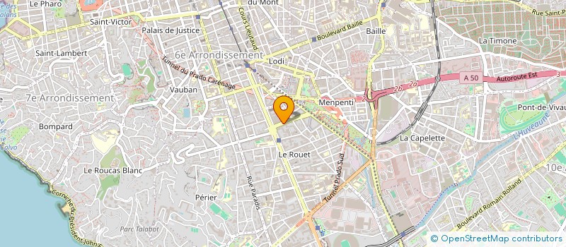 localisation de l'entreprise OPTIQUE TURCAT MERY à MARSEILLE