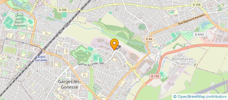 localisation de l'entreprise OPTIQUE UNIVERSELLE à GARGES-LES-GONESSE