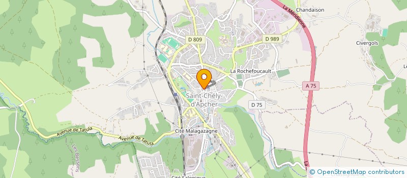 localisation de l'entreprise OPTIQUE VALY  SAINT-CHELY-D'APCHER