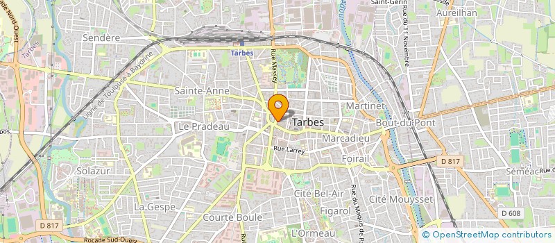 localisation de l'entreprise OPTIQUE VERDUN SARL à TARBES