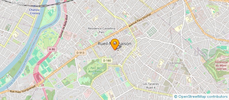 localisation de l'entreprise OPTIQUE VICTOR HUGO à RUEIL-MALMAISON