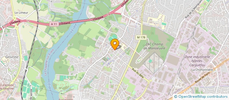 localisation de l'entreprise OPTIQUE VINET à NANTES
