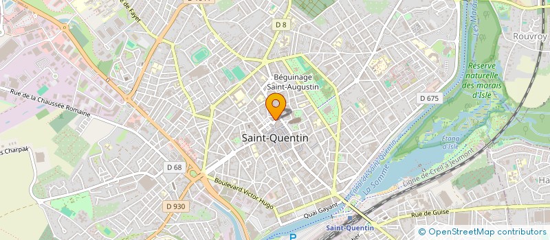 localisation de l'entreprise OPTIQUE VINGT DIXIEME à SAINT QUENTIN