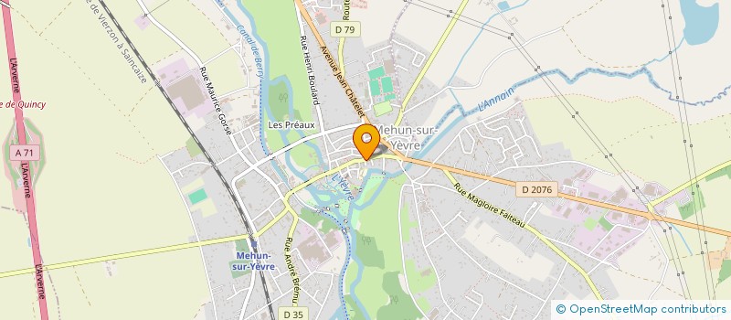 localisation de l'entreprise OPTIQUE XAVIER MORLA à MEHUN-SUR-YEVRE