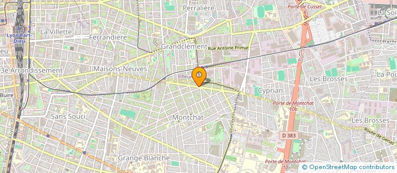 localisation de l'entreprise OPTIRENO à VILLEURBANNE