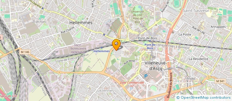 localisation de l'entreprise OPTIRH à LILLE
