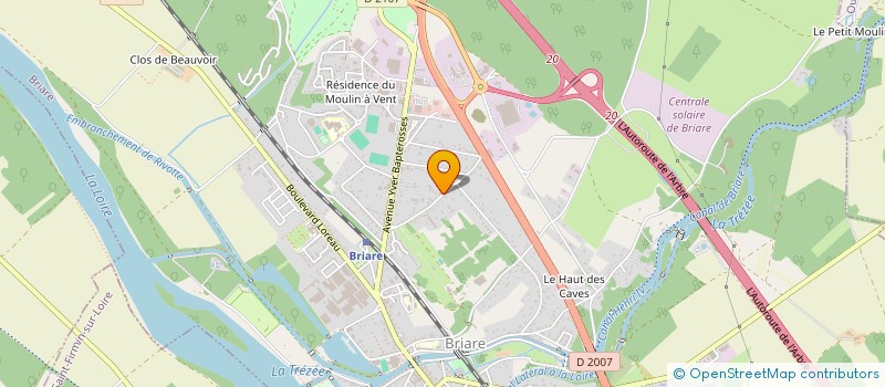 localisation de l'entreprise OPTIRP  BRIARE