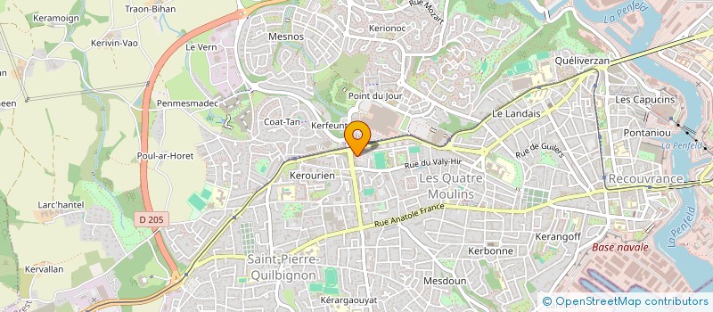 localisation de l'entreprise OPTISOINS  BREST