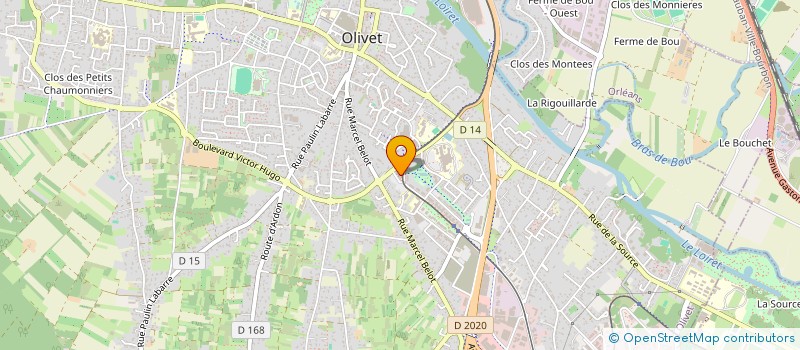 localisation de l'entreprise OPTISOINS à OLIVET
