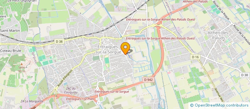 localisation de l'entreprise OPTISOINS DE VOS YEUX à ENTRAIGUES-SUR-LA-SORGUE